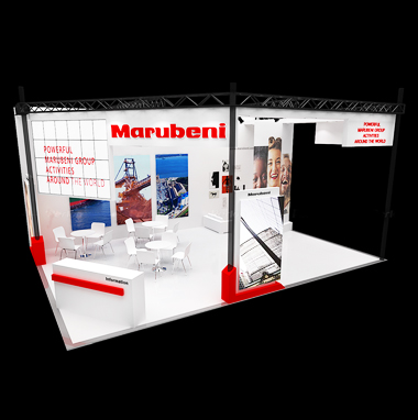 MARUBENI_通信展展臺設(shè)計