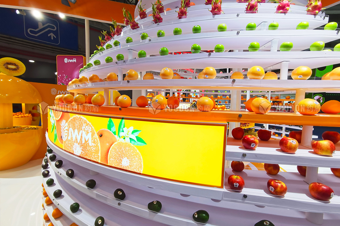 進博會展臺布展